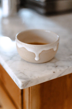 Cappuccino und Barista Tasse Kaffeetasse handgemacht