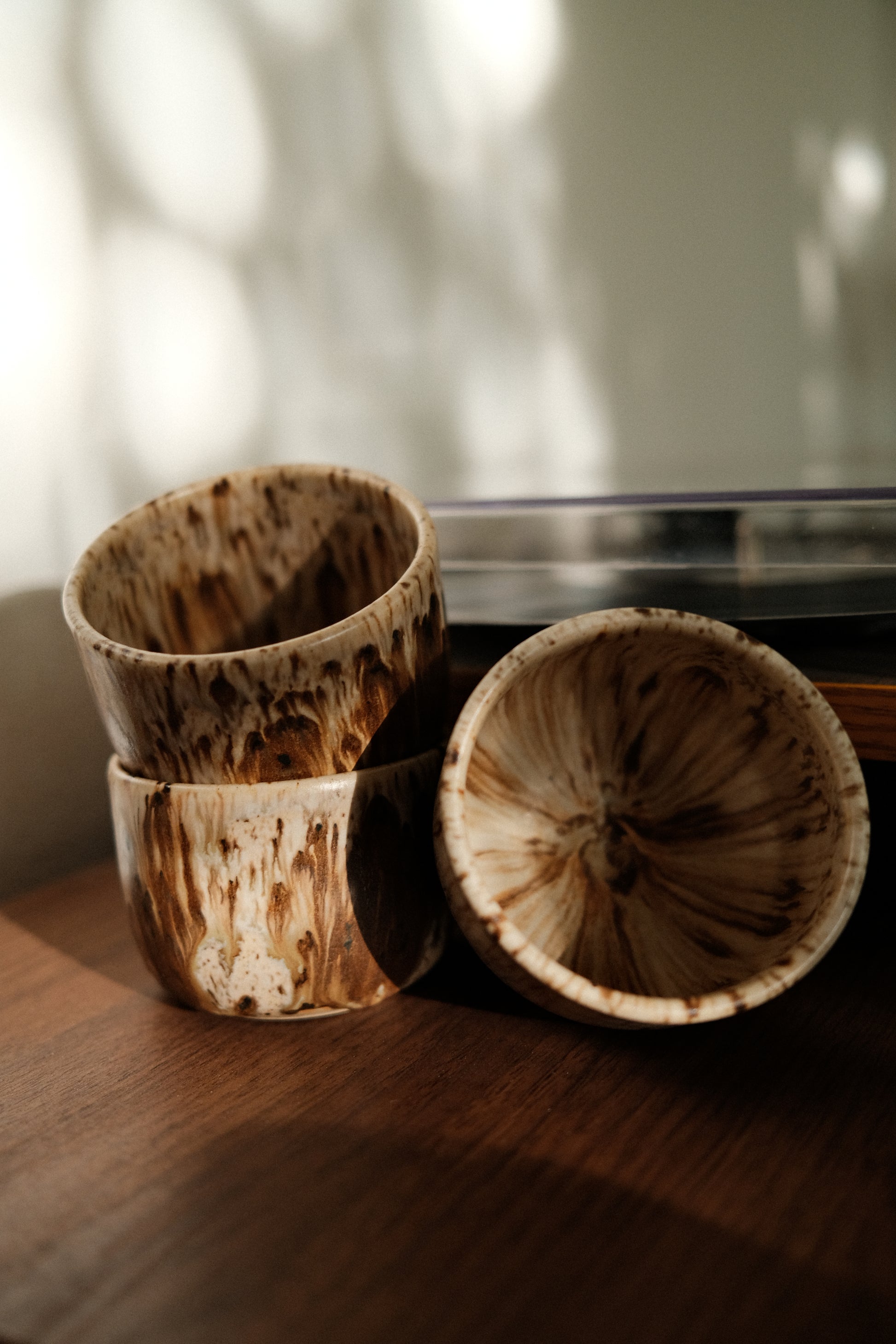 Unikat Cappuccino Tasse aus Steinzeug – Maria Margo